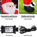 Jingle Jollys Christmas Inflatable Santa Climbing LED Illuminated Decorations 1.9M-6