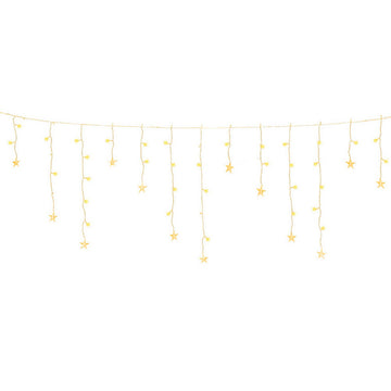 160 LED 6M Christmas Lights Icicle Light Solar Warm Jingle Jollys