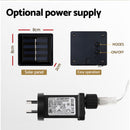 160 LED 6M Christmas Lights Icicle Light Solar Warm Jingle Jollys-6