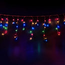 Jingle Jollys 12.5M Solar Christmas Lights Icicle String Light Multi Colour-2