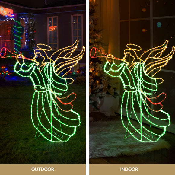 1.44M Christmas Lights Motif 504 LED Rope Light Outdoor Decoration Jingle Jollys