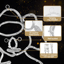 0.48M Christmas Lights Motif 216 LED Rope Light Outdoor Decoration Jingle Jollys-5