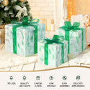 3 PCS Christmas Lights 70 LED Fairy Light Gift Box Jingle Jollys-4
