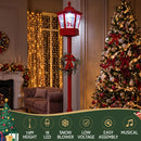 1.8M Christmas Lights Post Lamp LED Outdoor Decorations Jingle Jollys-5