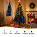 Jingle Jollys 2.5M Christmas Lights Waterfall String Light 300 LED Star Topper-4