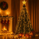 Jingle Jollys 2.5M Christmas Lights Waterfall String Light 300 LED Star Topper-7