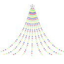 Jingle Jollys 3.8M Christmas Lights Waterfall String Light 340 LED-1