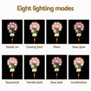 4 PCS Christmas Lights Path Ground Light Garden Decorations 68 LED Jingle Jollys-6