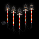 25 LED 5 PCS Christmas Lights Path Ground Light Garden Decorations Jingle Jollys-1