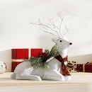 Jingle Jollys Christmas Reindeer 32cm Glitter Deer Ornaments Party Decorations-7