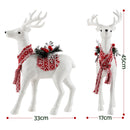 Jingle Jollys Christmas Reindeer 45cm Glitter Deer Ornaments Party Decorations-2