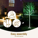 1.7M Christmas Tree 120 RGB LED Lights Jingle Jollys-6