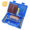 A 33 - piece set Blue Heavy - Duty Tubeless Tyre Repair Kit - Emergency Puncture Plug Set for Cars, Motorcycles & ATVs - RnR Galore