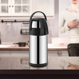 Air Pot for Tea Coffee 5L Pump Action Insulated Airpot Flask Drink Dispenser - RnR Galore