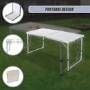 Aluminium Folding Table 120cm Portable Indoor Outdoor Picnic Party Camping Tables - RnR Galore