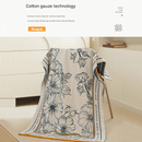 Among the flower fields 40S Pure Cotton Gauze Bath Towel - Extra Large, Thick, Soft, and Highly Absorbent for Adults - RnR Galore