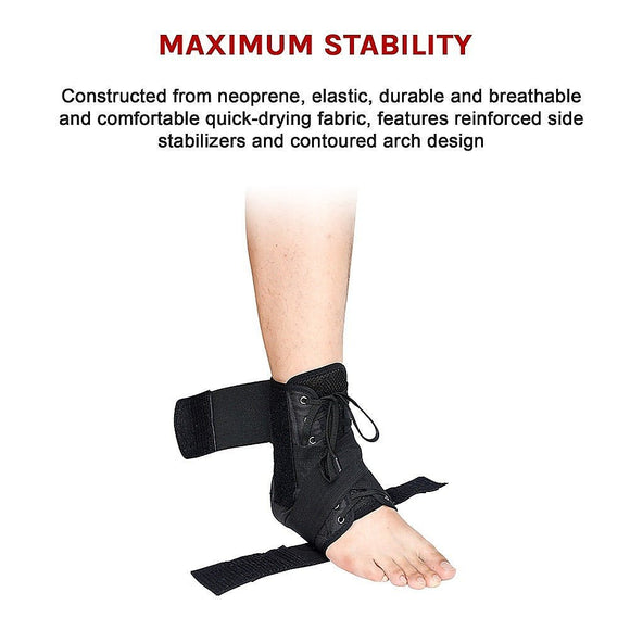 Ankle Brace Stabilizer - Ankle sprain & instability - SMALL - RnR Galore