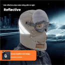 Anti - Fog Thermal Cycling hat - Reflective Safety & Voice Amplification(pink) - RnR Galore