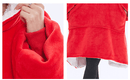 Apple Pattern Oversized Wearable Blanket Hoodie - Ultra Soft & Cozy Snuggle Pullover for Adults - RnR Galore