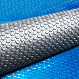 Aquabuddy Pool Cover 8x4.2m 400 Micron Swimming Pool Solar Blanket Blue Silver - RnR Galore