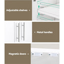 Artiss 2 Door Buffet Sideboard Cupboard Cabinet Pantry White - RnR Galore
