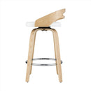 Artiss 2x Bar Stools Swivel Dining Chairs Low Back Counter Seat PU Cushion - RnR Galore