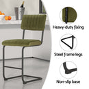 Artiss 2x Bar Stools Velvet Chairs Green - RnR Galore