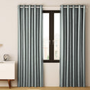 Artiss 2X Blockout Curtains Eyelet 140x230cm Grey Shine - RnR Galore