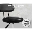 Artiss 2x Salon Stool Swivel Chair Backrest - RnR Galore