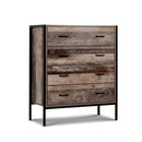 Artiss 4 Chest of Drawers - BARNLY - RnR Galore