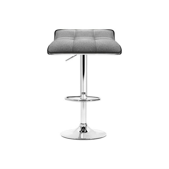 Artiss 4x Bar Stools Linen Padded Gas Lift - RnR Galore