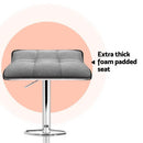 Artiss 4x Bar Stools Linen Padded Gas Lift - RnR Galore