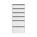 Artiss 6 Chest of Drawers Dresser Tallboy White - RnR Galore