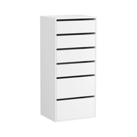 Artiss 6 Chest of Drawers Dresser Tallboy White - RnR Galore