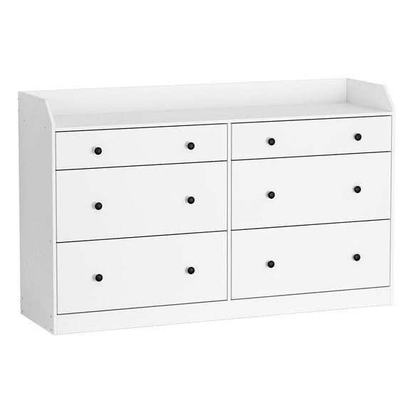 Artiss 6 Chest of Drawers - PETE White - RnR Galore