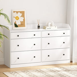 Artiss 6 Chest of Drawers - PETE White - RnR Galore
