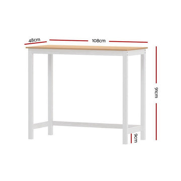 Artiss Ari Bar Table 108CM Rectangular - RnR Galore