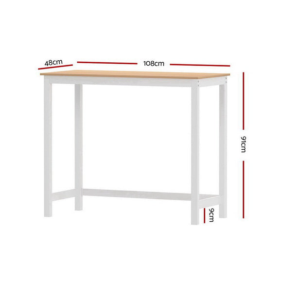 Artiss Ari Bar Table 108CM Rectangular - RnR Galore