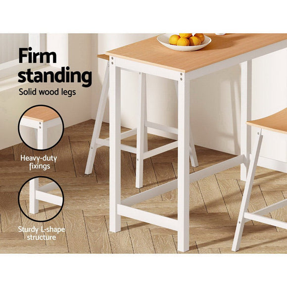 Artiss Ari Bar Table 108CM Rectangular - RnR Galore