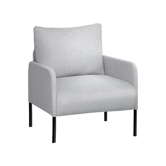 Artiss Armchair Accent Chair Pillow Fabric Grey - RnR Galore
