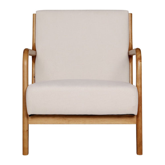 Artiss Armchair Fabric Beige Olive - RnR Galore