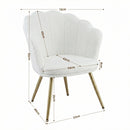 Artiss Armchair Teddy Fleece White Callista - RnR Galore