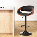 Artiss Bar Stools Gas Lift Leather w/Armrest - RnR Galore