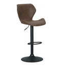 Artiss Bar Stools Kitchen Counter Stools Swivel Gas Lift Vintage Chairs Brown x2 - RnR Galore