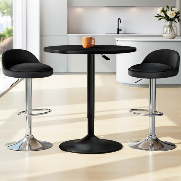 Artiss Bar Table and Stools Set Dining Desk Kitchen Chairs Cafe Pub - RnR Galore