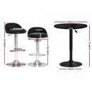 Artiss Bar Table and Stools Set Dining Desk Kitchen Chairs Cafe Pub - RnR Galore