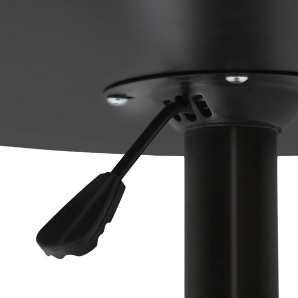 Artiss Bar Table Gas Lift Round Black - RnR Galore