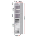 Artiss Bathroom Cabinet Toilet Roll Holder Tissue Organizer 3 Tier Floor Cabinet - RnR Galore