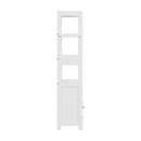 Artiss Bathroom Floor Storage Cabinet with 2 Drawers 3 Open Shelves 2 Doors White - RnR Galore