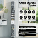 Artiss Bathroom Storage Cabinet 180cm Tall Slim Floor Cupboard Toilet Narrow Linen Tower - RnR Galore